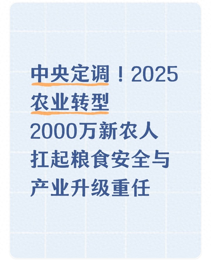 2025年新农人政策支持_产业升级_科技农业转型案例