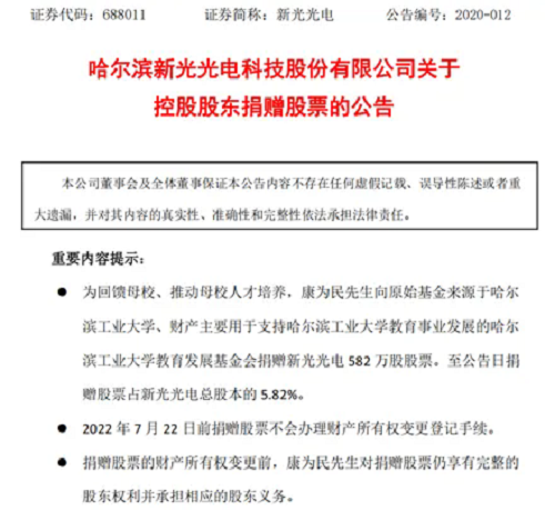 捐赠股份__捐赠股份给基金会是利好吗