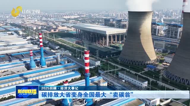 碳排放大省变身全国最大“卖碳翁”【2025回顾·经济大事记】