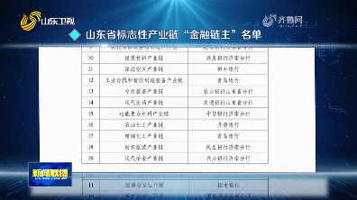 山东19条标志性产业链都有了“金融链主”【开局“十五五” 奋斗正当时·一线报道】