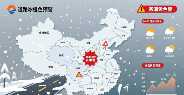 气象台发布寒潮黄色预警__寒潮蓝色预警发布