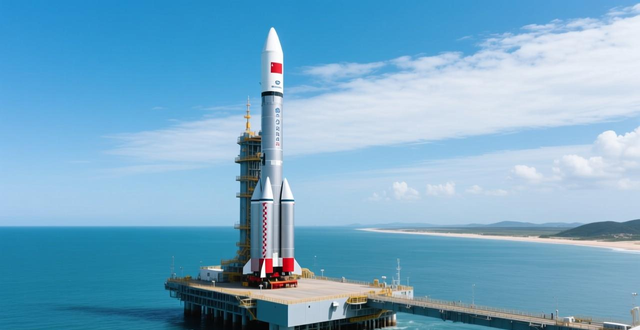 烟台海上火箭发射基地_中国火箭海上回收试验_