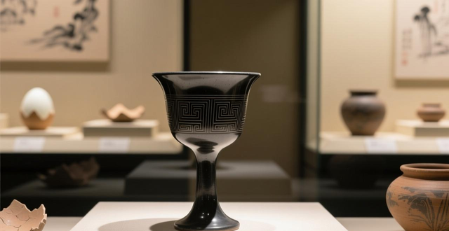山东博物馆上新“对话蛋壳黑陶高柄杯”展览 以全新视角解读“史前陶艺巅峰”之作__山东博物馆上新“对话蛋壳黑陶高柄杯”展览 以全新视角解读“史前陶艺巅峰”之作