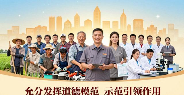 充分发挥道德模范 示范引领作用