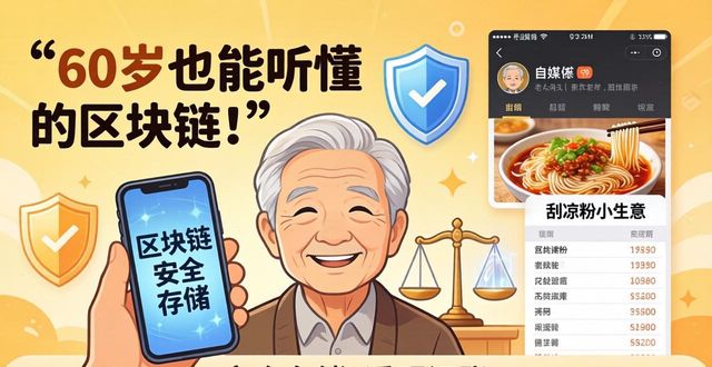 60岁也能听懂的区块链！别被“专业词”吓退，看完再也不懵