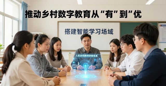教师数字素养精准培育_乡村数字教育高质量发展_乡村教育