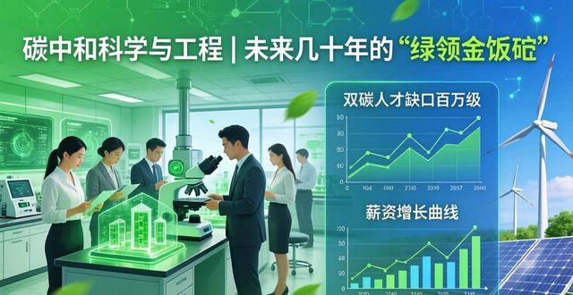 碳中和公益项目成效_双碳人才缺口_碳中和科学与工程