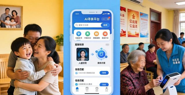 AI普惠公共服务_AI公益创新探索_AI寻亲技术