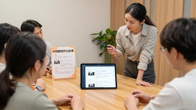 AI公益应用场景_AI短剧创作公益课_快速剧本设计