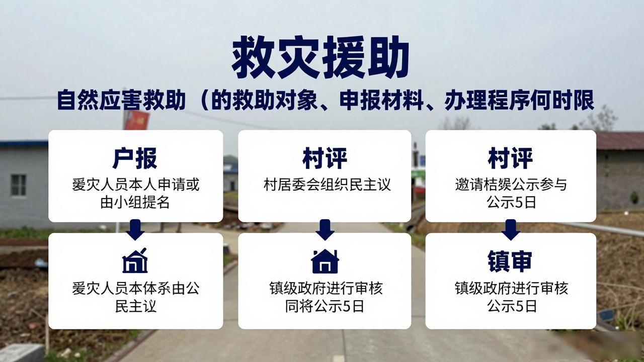 申报材料清单_自然灾害救助对象范围_救灾援助