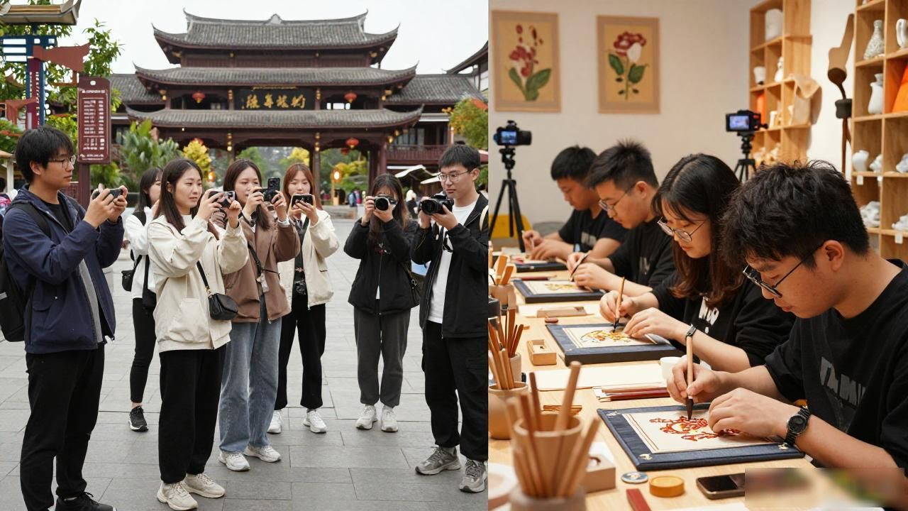 年轻人文化消费升级_非遗文化_非遗体验旅游
