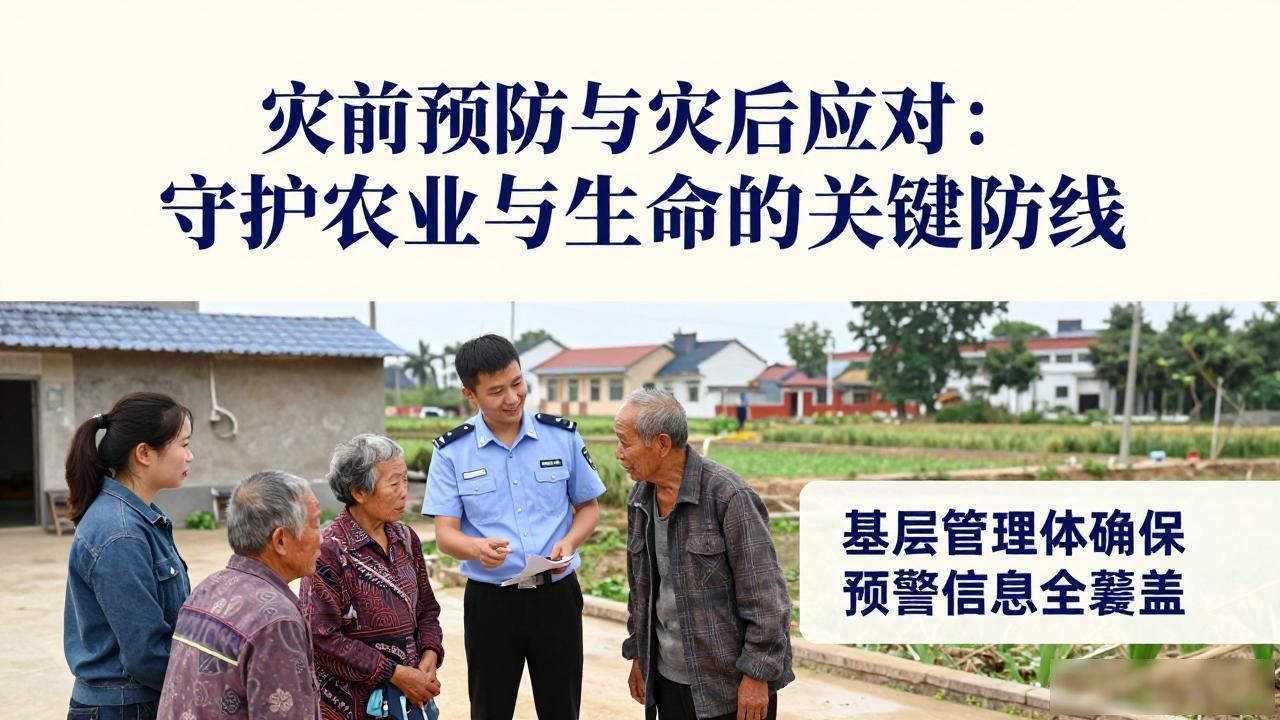 灾害应急资源调配_农业灾害预防措施农业灾后恢复技术_灾害防治灾前预防灾后应对